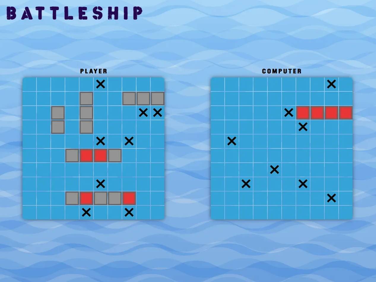 battleship game project's screenshot
